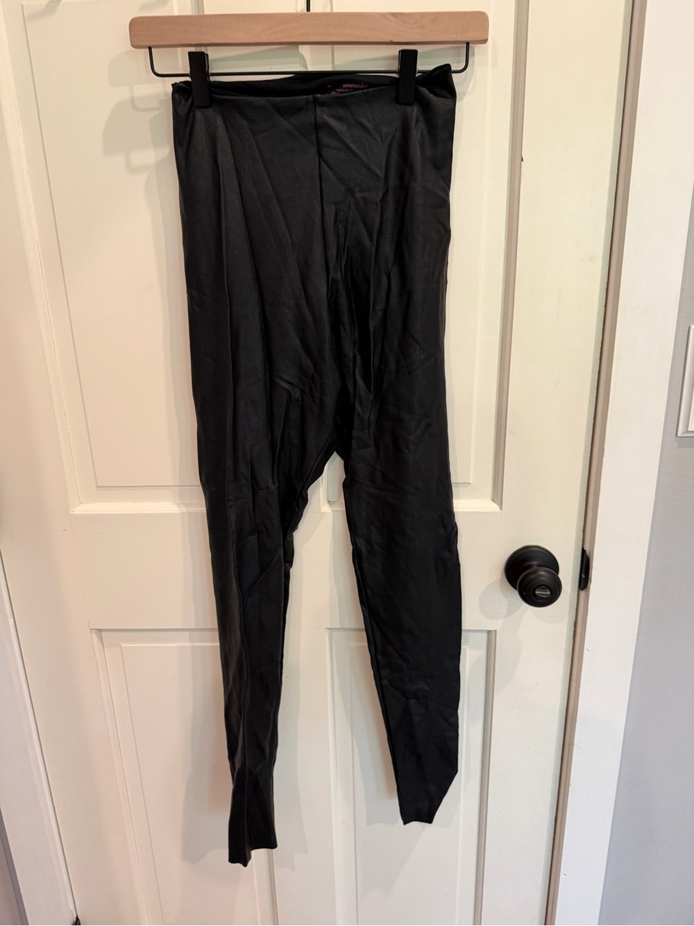 Commando Black High-Waist Leggings